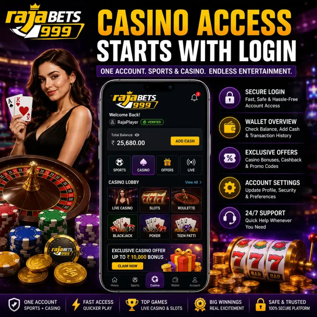 Casino Access Starts With Login