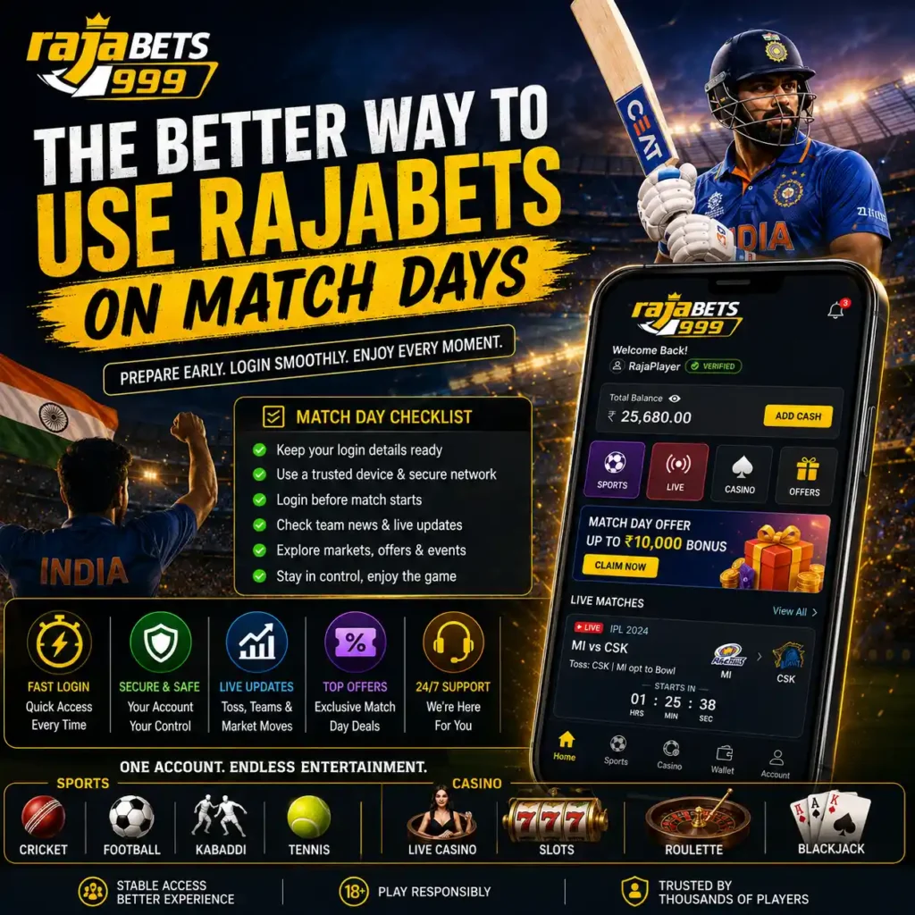 The Better Way To Use Rajabets On Match Days