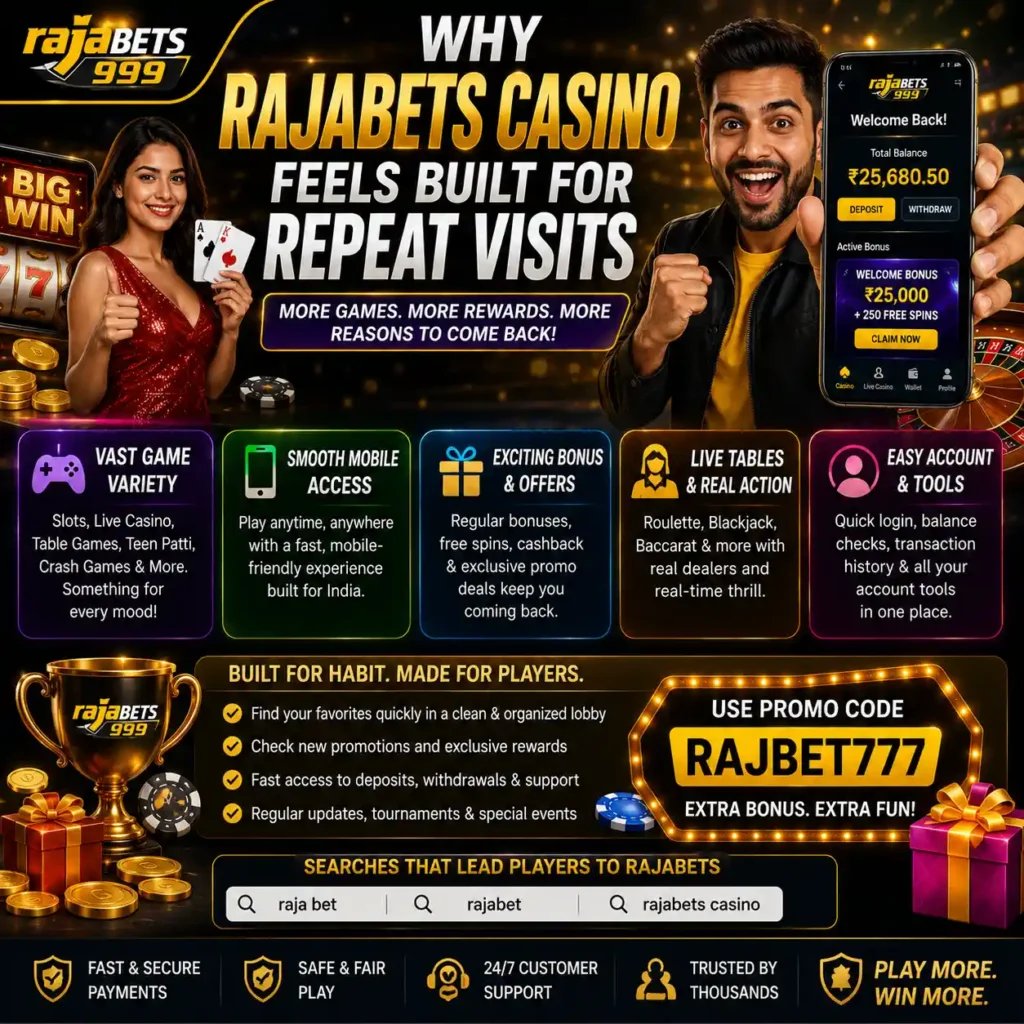 Why Rajabets Casino Feels Built For Repeat Visits