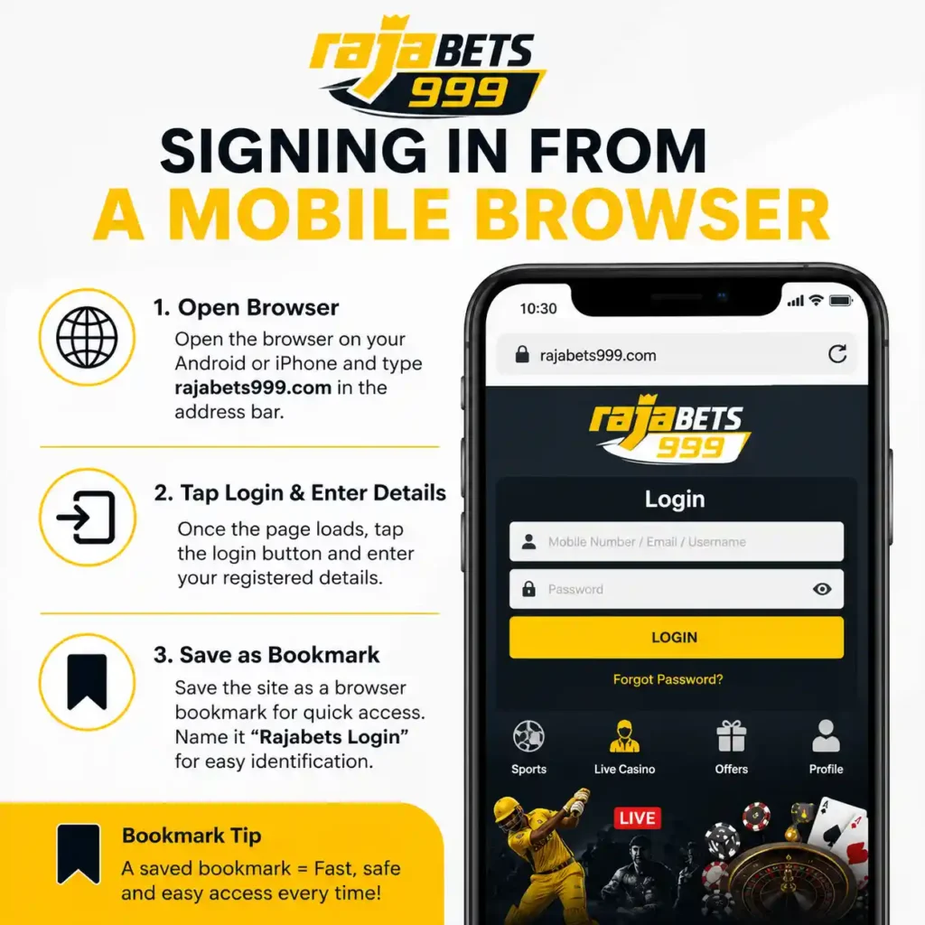 Signing In From a Mobile Browser
