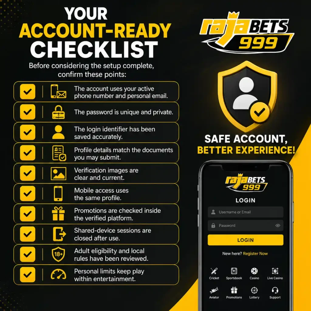 Your Account-Ready Checklist