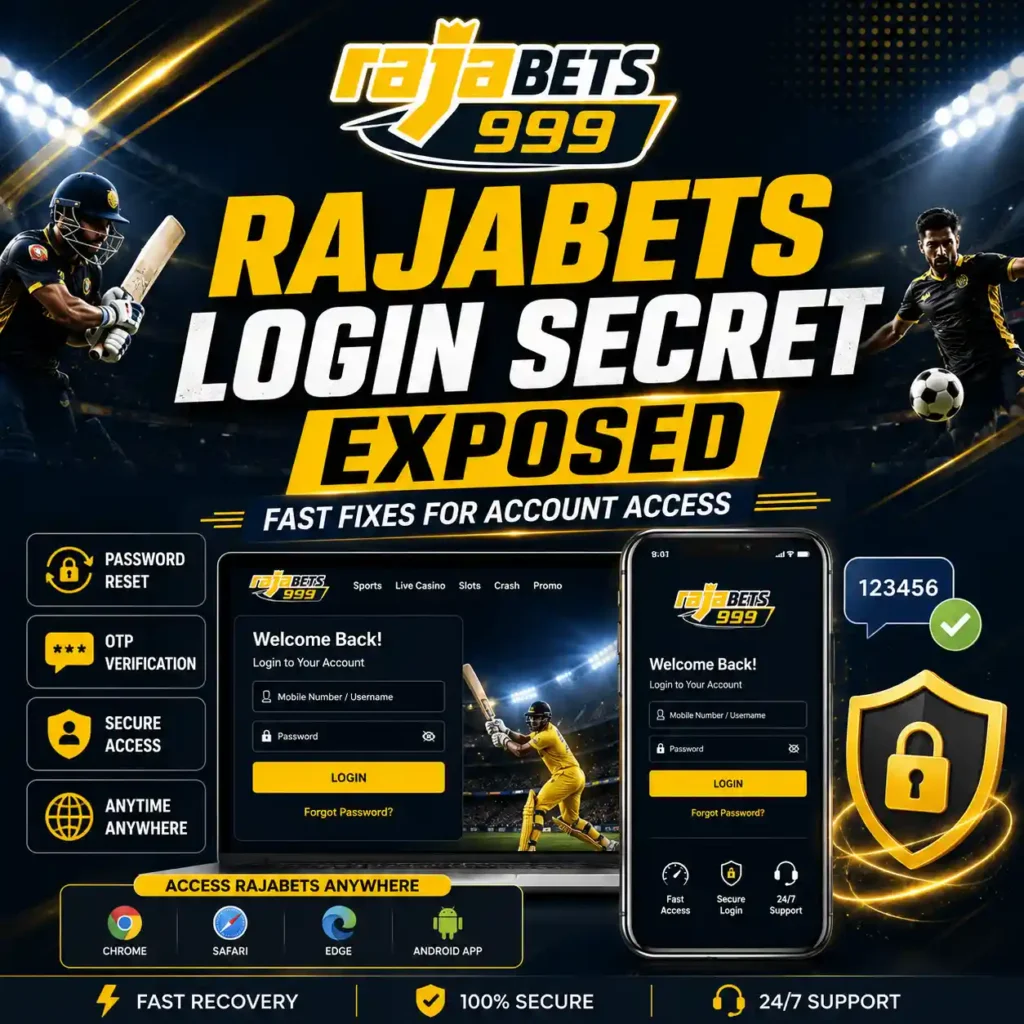 Rajabets Login Secret Exposed Fast Fixes for Account Access